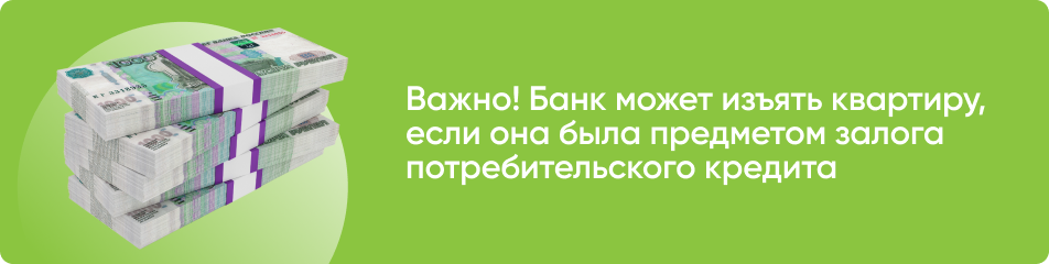 Изъятие квартиры за долги по потребительскому кредиту