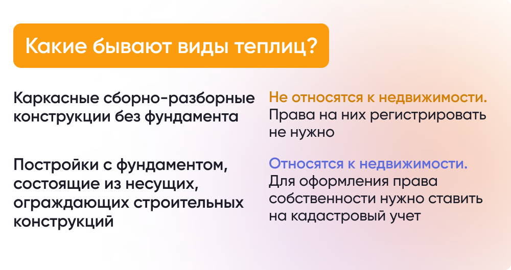 Какие бывают виды теплиц