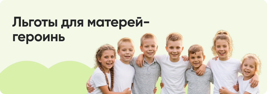 Меры поддержки матерей-героинь